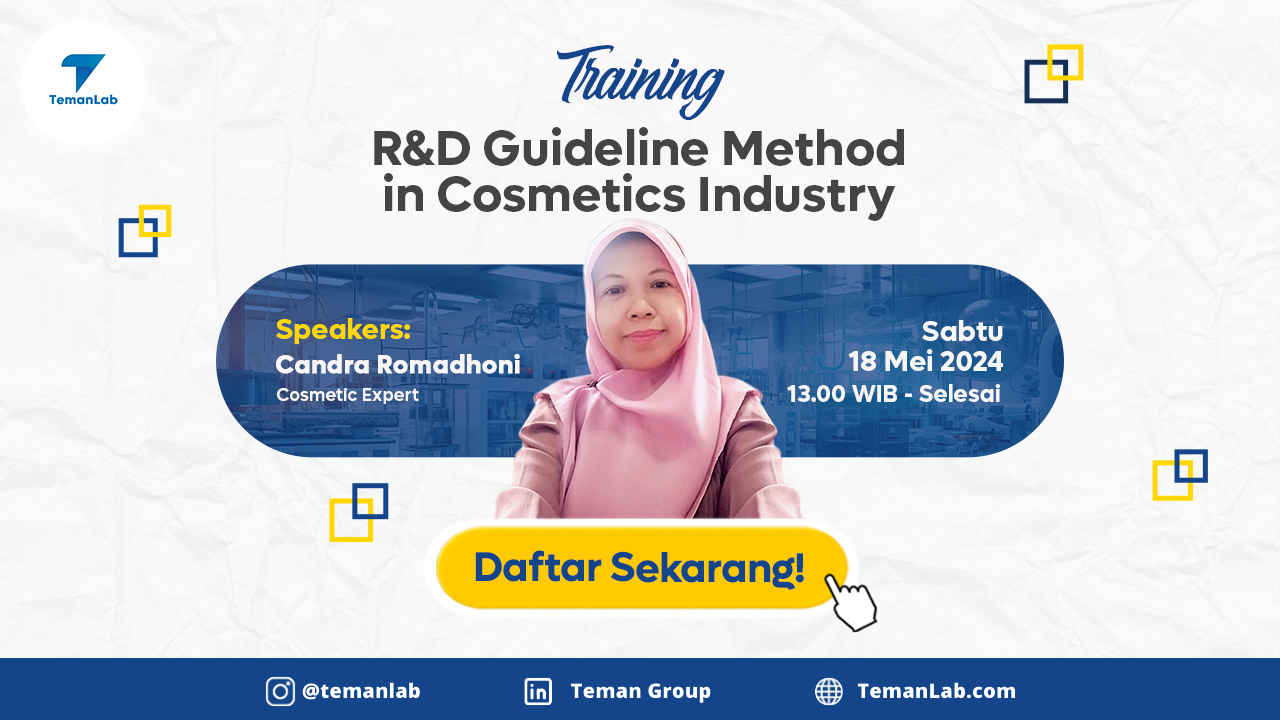 R&D Guideline Methode in Cosmetics Industry