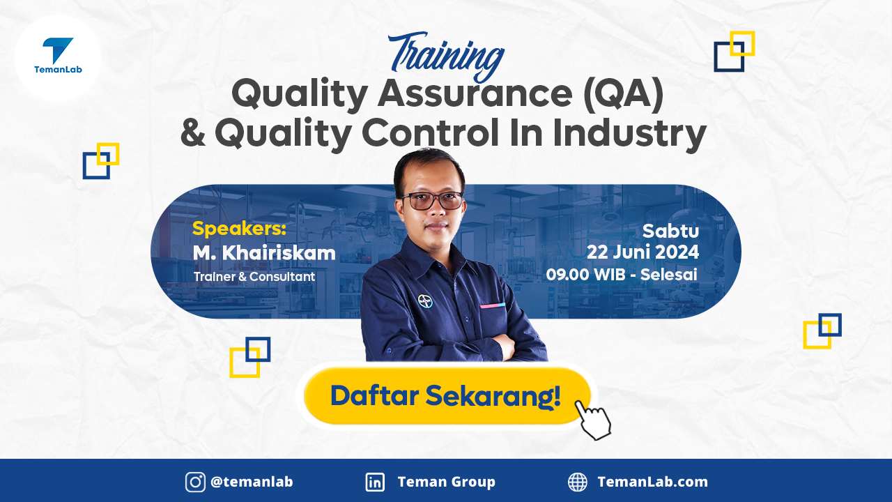 Training Quality Assurance (QA) & Quality Control In Industry